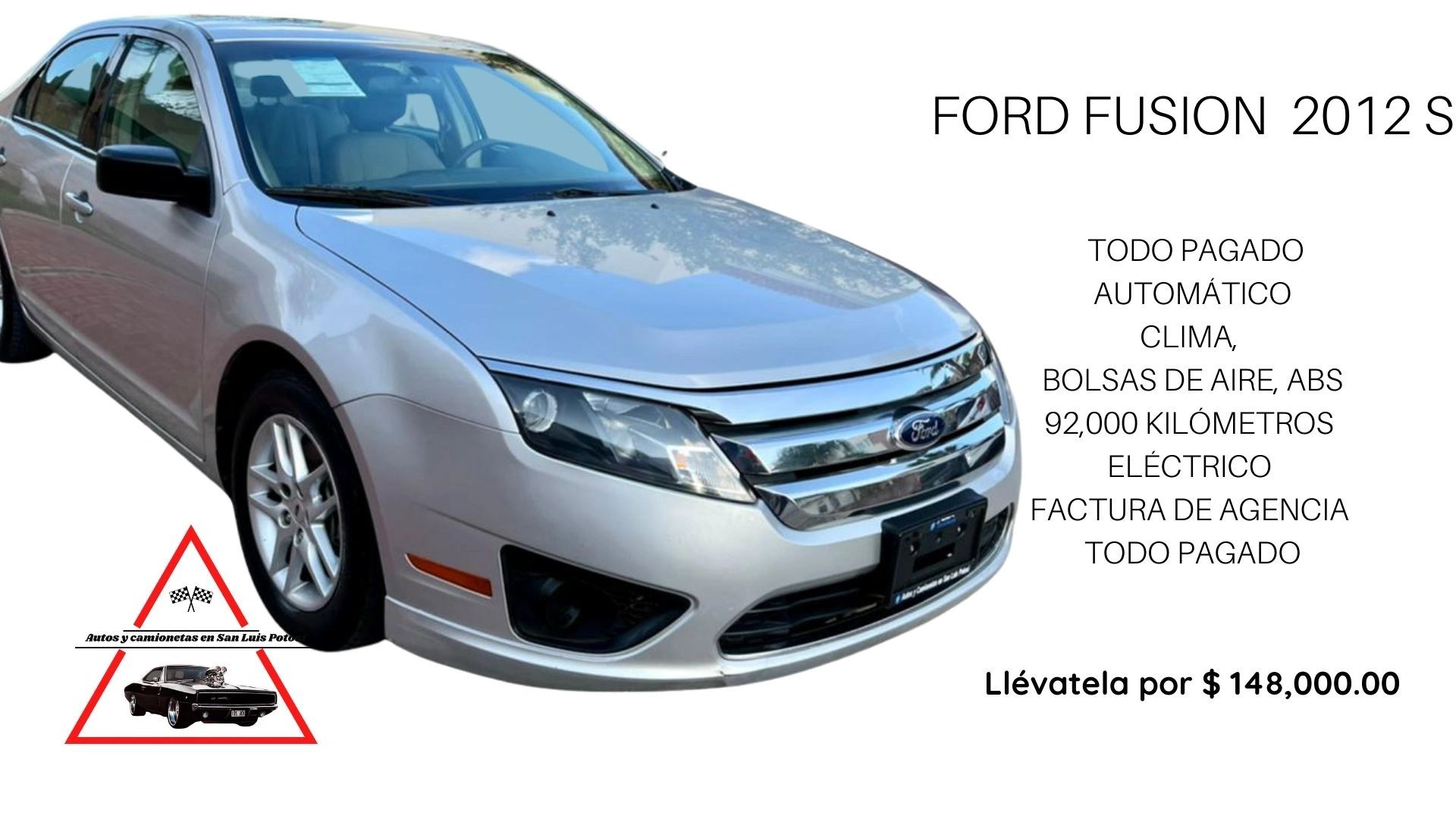 FORD FUSION S 2012